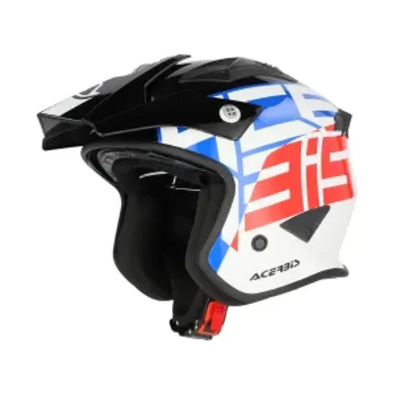 Imagen de: CASCO ACERBIS ARIA 2206 BLANCO-AZUL-ROJO