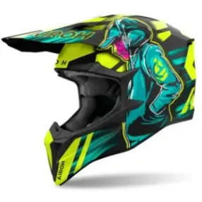 Imagen de: Casco Airoh Wraaap Cyber amarillo mate
