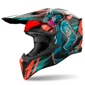 Imagen de: Casco Airoh Wraaap Cyber naranja