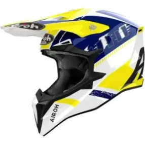 Imagen de: Casco Airoh Wraaap Feel amarillo/azul