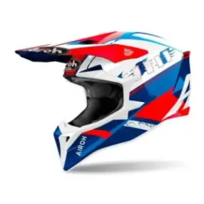 Imagen de: Casco Airoh Wraaap Feel azul rojo