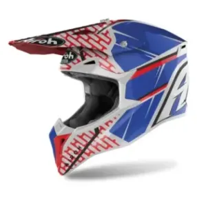 Imagen de: Casco Airoh Wraap Idol Rojo/Azul Gloss