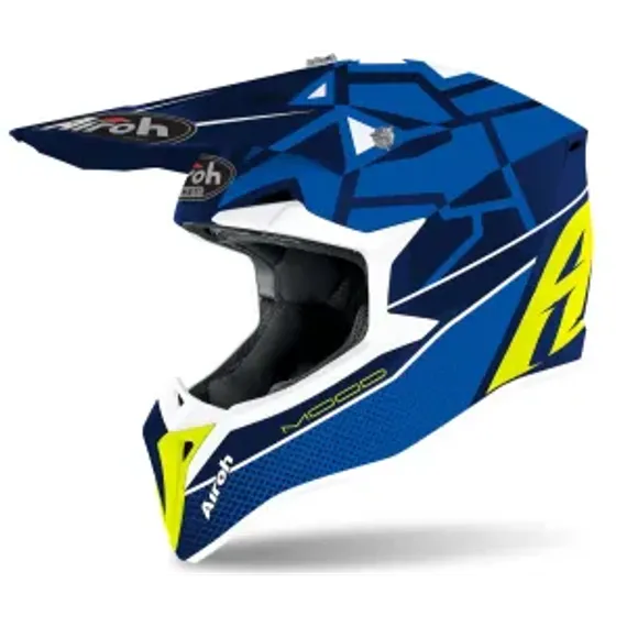 Imagen de: casco Airoh Wraap Mood Azul Brillo Junior