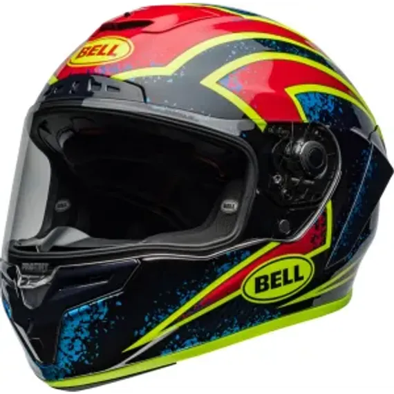 Imagen de: Casco BELL Race Star DLX Flex - Xenon Gloss Blue/Retina