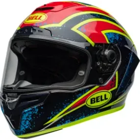 Imagen de: Casco BELL Race Star DLX Flex - Xenon Gloss Blue/Retina