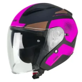 Imagen de: Casco Jet CGM 136G DNA GALAXY Nero Fucsia fluor