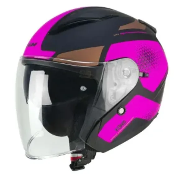 Imagen de: Casco Jet CGM 136G DNA GALAXY Nero Fucsia fluor