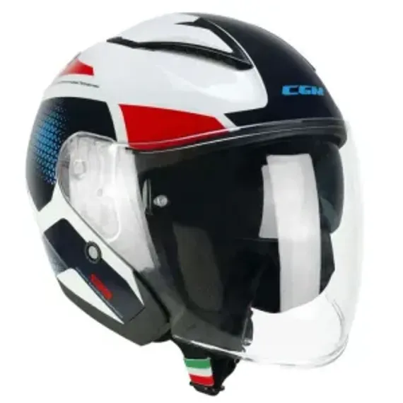 Imagen de: Casco Jet CGM Galaxy Blanco