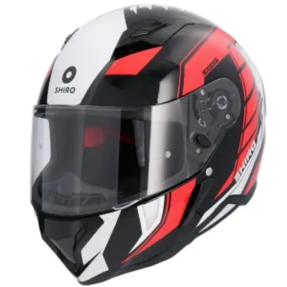 Imagen de: Casco Shiro Sh-890 Hunter Edge Negro Rojo